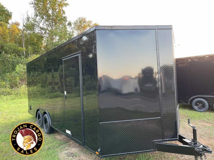 8.5X20 Xtreme Cargo Trailer Blackout Package Side Door
