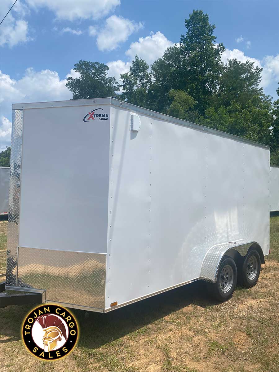 6x14 Xtreme Cargo Trailer White